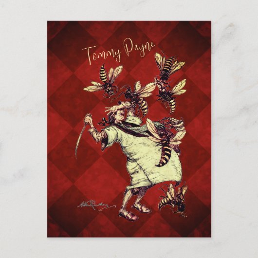 ガリバー旅行記アーサー・ラッカム・ビーツ ポストカード (正面)