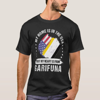 ガリフナ・アメリカン・パトリオ誇りを持ったー私のハート Tシャツ