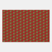 ガリフライアンクリスマスラッピング紙3パック ラッピングペーパーシート (正面3)