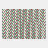 ガリフライアンクリスマスラッピング紙3パック ラッピングペーパーシート (正面)