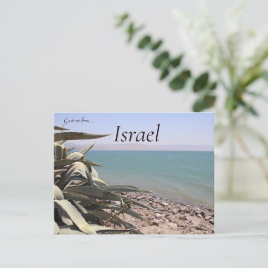 ガリラエカペルナウム・イスラエル海 ポストカード (スタンド正面)