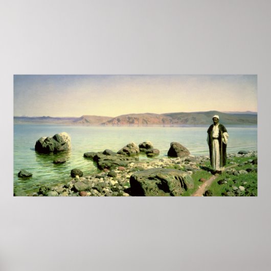 ガリラヤの海で，1888年 ポスター (正面)