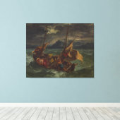 ガリラヤの海に臨むフェルディナンド・デラクロワ・キリスト キャンバスプリント (インサイチュ (ウッドフロア))