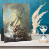 ガリラヤの海の嵐の中のキリスト – レンブラント フォトプラーク (側面)