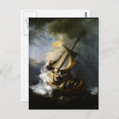 ガリラヤの海の嵐 ポストカード (正面/裏面)