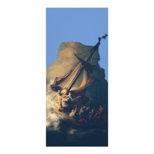 ガリラヤの海の嵐 ラックカード (正面)