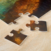 ガリラヤの海を歩くイエス ポール・ブリル 1590 ジグソーパズル (側面)