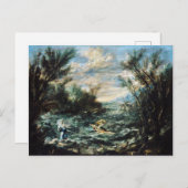 ガリラヤ海のアレッサンドロ・マグナスコ・キリスト ポストカード (正面/裏面)