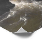 ガリラヤ海の嵐の中のキリスト ポスター (角)