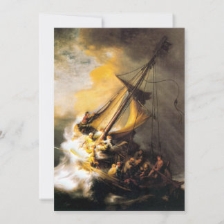 ガリラヤ海の嵐の中のキリスト – レンブラント