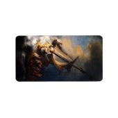 ガリラヤ海の嵐の中のキリスト， 1633 ラベル (正面)