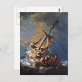 ガリラヤ海の嵐 ポストカード (正面/裏面)