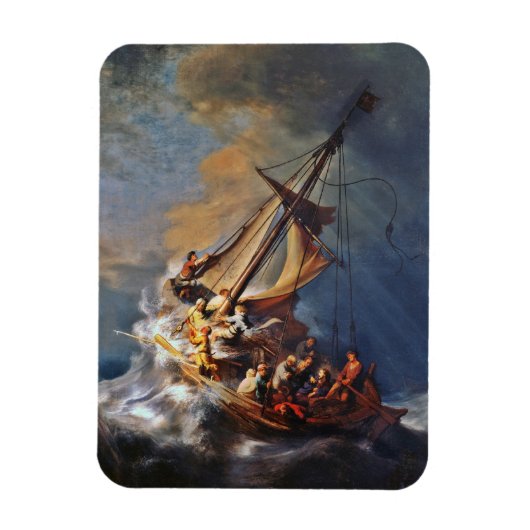 ガリラヤ海の嵐 マグネット (縦)