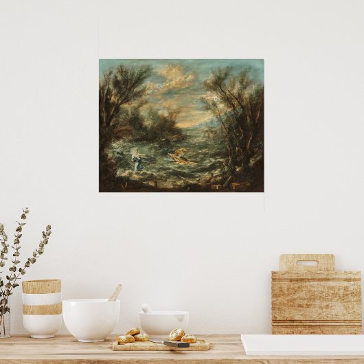 ガリラヤ海 – A.マグナスコファインアートポスター ポスター (キッチン)