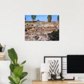 ガリラヤ，考古学的遺跡，カペルナウム ポスター (ホームオフィス)