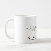 ガリレアペプチド名mug コーヒーマグカップ (左)