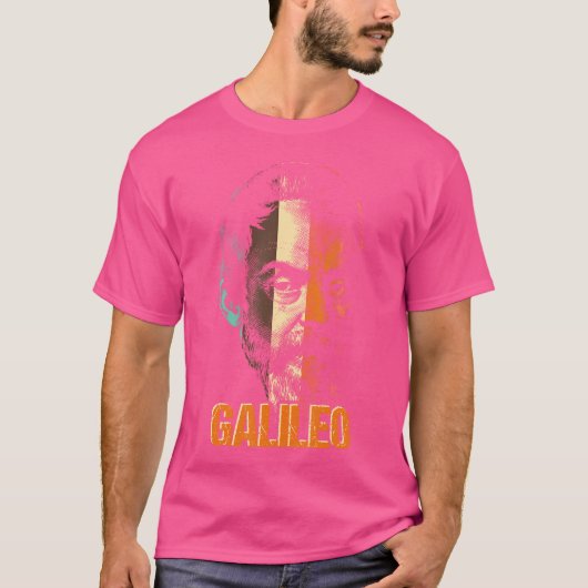 ガリレイ物理学科学天文学 Tシャツ (正面)