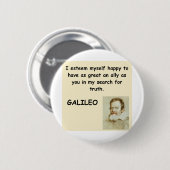 ガリレオの引用文 缶バッジ (正面&裏面)
