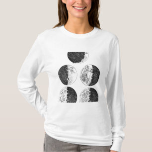 ガリレオの月の段階のスケッチ Tシャツ