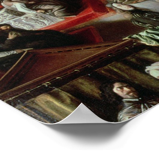 ガリレオの裁判， 1633 ポスター (角)