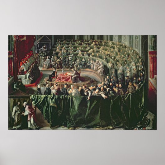 ガリレオの裁判， 1633 2 ポスター (正面)