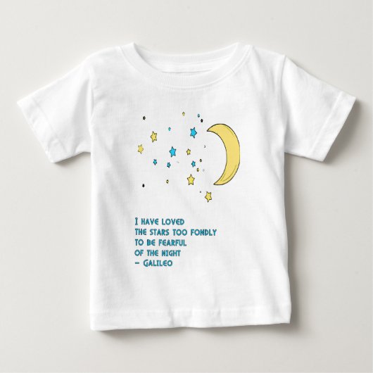 ガリレオスターズ引用文 ベビーTシャツ (正面)