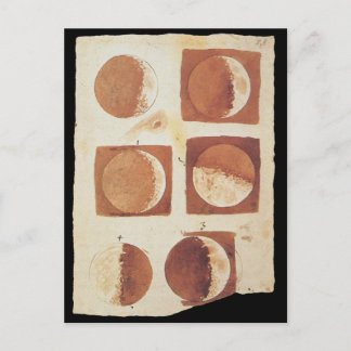 ガリレオ月相1616 ポストカード