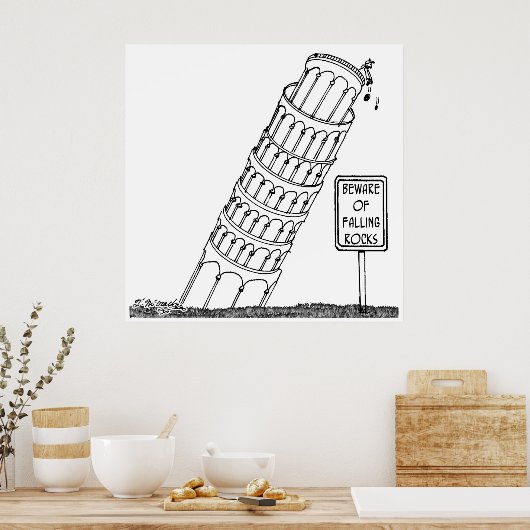 ガリレオ漫画0958 ポスター (キッチン)