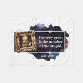 ガリレオ素晴らしガリレイの数 フリースブランケット (正面(横))