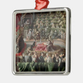 ガリレオ1633年の試験 メタルオーナメント (左)