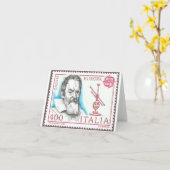 ガリレオ・ガリレイの天文学カード カード (黄色い花)