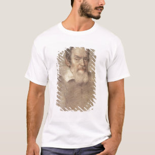 ガリレオ・ガリレイの天文学者のポートレート Tシャツ