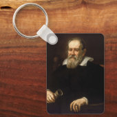 ガリレオ・ガリレイ科学モダン天文学の父 キーホルダー (正面)