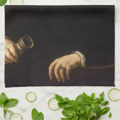 ガリレオ・ガリレイ：科学・天文学の父 キッチンタオル (折り畳み)