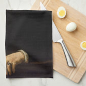 ガリレオ・ガリレイ：科学・天文学の父 キッチンタオル (四つ折り)