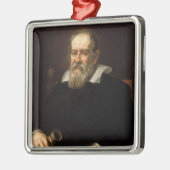 ガリレオ・ガリレイ：科学・天文学の父 メタルオーナメント (左)