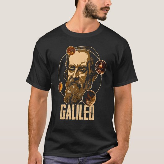 ガリレオ・ガリレオ衛星の物理学科学A Tシャツ (正面)