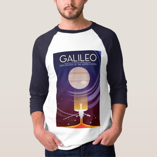 ガリレオ – 木星系の探索 Tシャツ (正面)