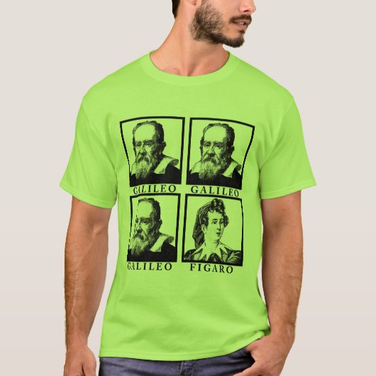 ガリレオFigaro BW Tシャツ (正面)