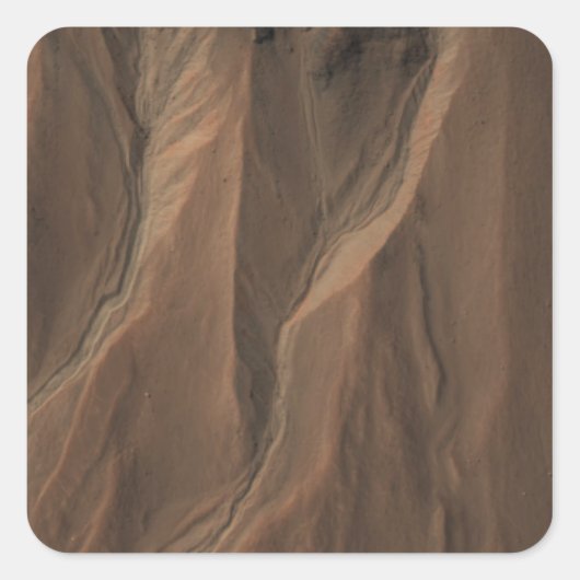 ガリーズアットザエッジオブヘールクレーター、火星 スクエアシール (正面)