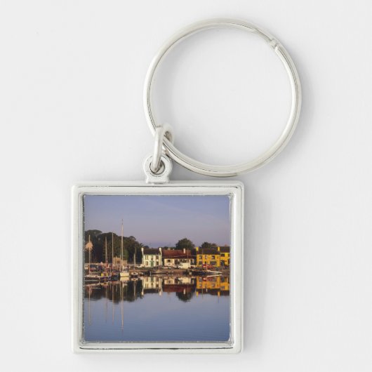 ガルウェイ郡カンバラの町と港 キーホルダー (正面)