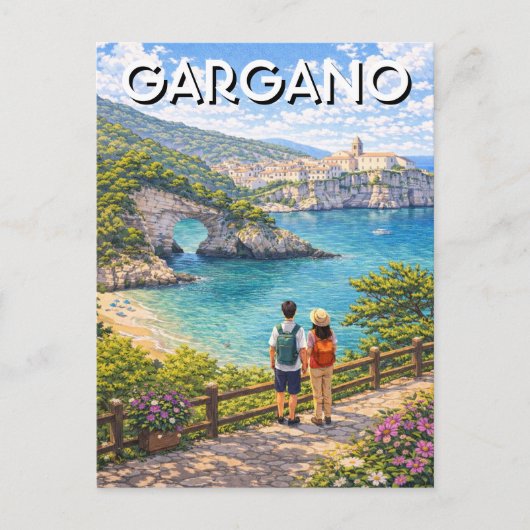 ガルガーノ半島 イタリア ポストカード (正面)