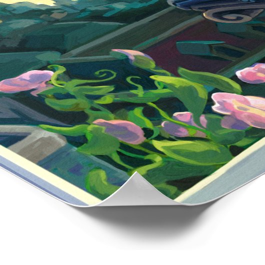 ガルゴイルガーディアンファンタジーアート ポスター (角)