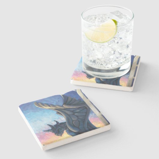 ガルゴイルガーディアン ストーンコースター (横)