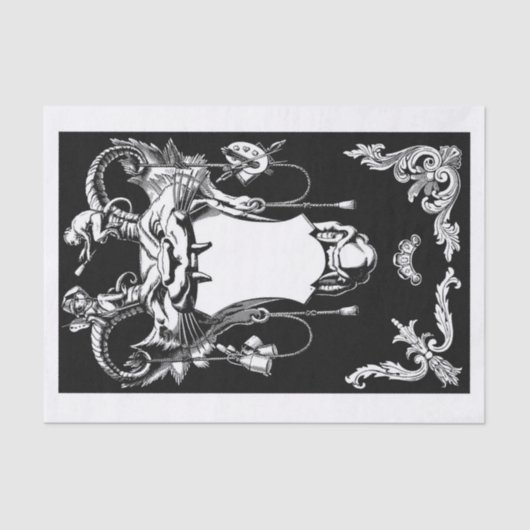 ガルゴイルクラシックアートのデコページ 薄葉紙 (正面)