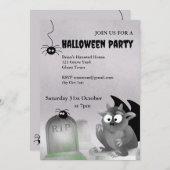 ガルゴイルハローウィンパーティ招待状 招待状 (正面/裏面)