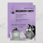 ガルゴイルハローウィンパーティ招待状 招待状 (正面/裏面)