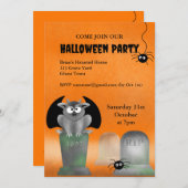 ガルゴイルハローウィンパーティ招待状 招待状 (正面/裏面)