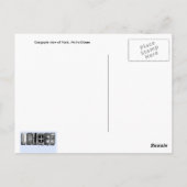 ガルゴイルビューオブパリノートルダム ポストカード (裏面)