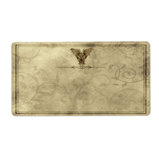 ガルゴイル薬用ラベル ラベル (正面)